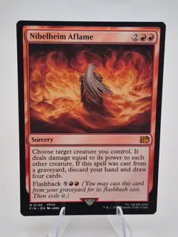 Nibelheim Aflame Final Fantasy Regular Magic MTG FIN 0146 FFVII VII NM - Image 1