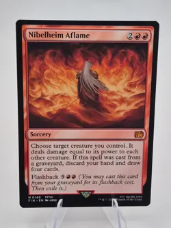 Nibelheim Aflame Final Fantasy Regular Magic MTG FIN 0146 FFVII VII NM - Image 3