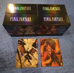 Final Fantasy Gift Bundle Empty Box X4 Magic The Gathering MTG With 2 Poster - Image 1
