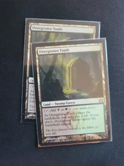 x1 Magic The Gathering MTG Overgrown Tomb 243 Regular - Image 1