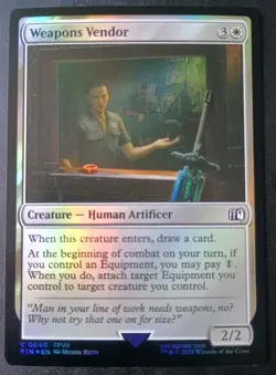MTG Final Fantasy - Weapons Vendor - Foil - Image 1