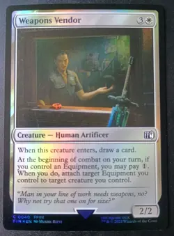 MTG Final Fantasy - Weapons Vendor - Foil - Image 2