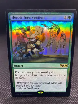 MTG Heroic Intervention - Core Set 2021 NM/FOIL English - Image 3