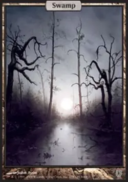 [1x] Swamp (138) Slight Play, English Unhinged MTG Magic - Image 2