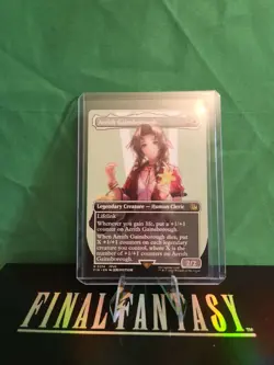 Aerith Gainsborough (Borderless) Final Fantasy x MTG Universes Beyond 0374 - Image 4