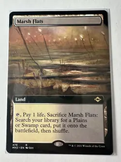 Marsh Flats (Extended Art) Modern Horizons 2 Magic The Gathering - Image 1