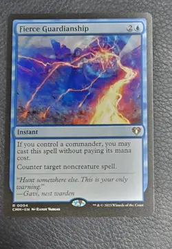 Fierce Guardianship Commander Masters Regular MTG NM Magic Card - Image 1