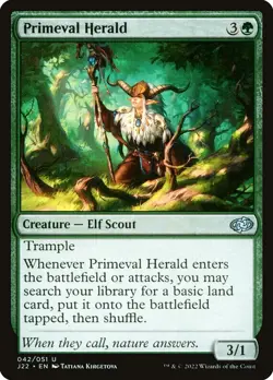 MTG Primeval Herald ** Jumpstart 2022 ** English (NM) - Image 1