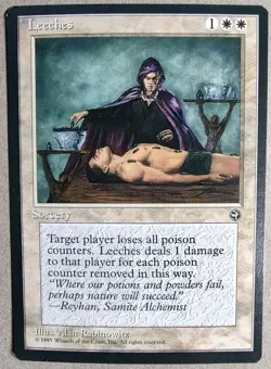 MTG Homelands - Leeches - NM - Magic the Gathering - Free Shipping - Image 1