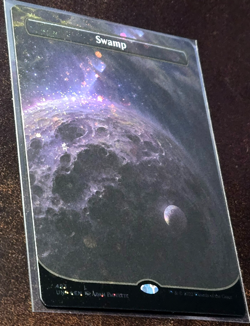 MTG Swamp - Galaxy Foil - Borderless - Unfinity #493 NM/M Never Played - Image 6