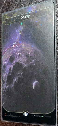 MTG Swamp - Galaxy Foil - Borderless - Unfinity #493 NM/M Never Played - Image 7