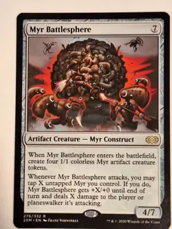 Myr Battlesphere - Double Masters - Magic the Gathering MTG Nice! - Image 1