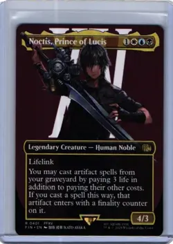 Magic: The Gathering Final Fantasy Noctis, Prince of Lucis (Borderless) - Image 1