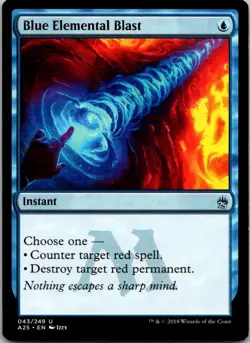 Magic the Gathering Blue Elemental Blast Masters 25 MTG Free Shipping! - Image 1