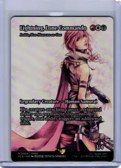 Lightning Lone Commando Showcase Magic The Gathering Final Fantasy 54 - Image 1