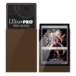 240 Ultra Pro BROWN Small Gloss DECK PROTECTOR Game Card Sleeves Yugioh ccg tcg - Image 3
