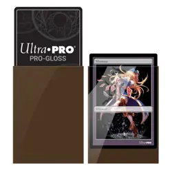 240 Ultra Pro BROWN Small Gloss DECK PROTECTOR Game Card Sleeves Yugioh ccg tcg - Image 6