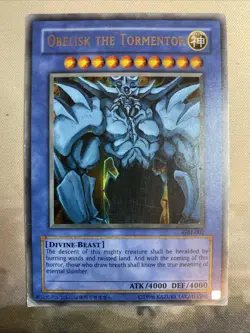 Yugioh Obelisk the Tormentor GBI 002 Limited Edition Secret Rare HP - Image 1