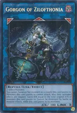 Gorgon Of Zilofthonia DUAD-EN050 Duelist's Advance Secret Rare 1st Ed Yugioh NM - Image 4