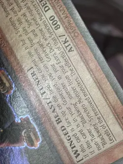 Blackwing - Vayu the Emblem of Honor ANPR-EN005 Unlimited Ultra Rare LP - Image 9
