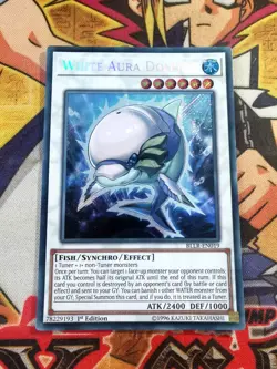 White Aura Dolphin bllr-en019 1st Edition (VLP) Secret Rare Yu-Gi-Oh! - Image 1