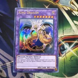 Yugioh! King Dragun DUOV-EN077 Ultra Rare 1st Edition NM - Image 1