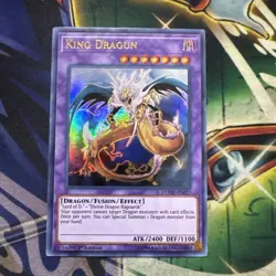 Yugioh! King Dragun DUOV-EN077 Ultra Rare 1st Edition NM - Image 3