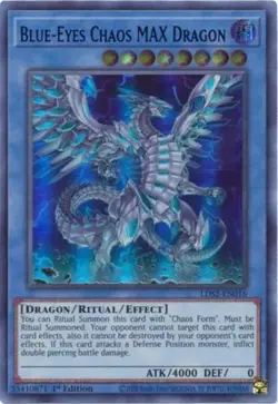 Yugioh! LP Blue-Eyes Chaos MAX Dragon (Blue) - LDS2-EN016 - Ultra Rare - 1st Edi - Image 2