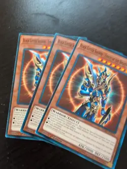 YUGIOH 3X BLACK LUSTER SOLDIER ENVOY OF THE BEGINNING SDSH-EN012 1ST  (NM) - Image 2