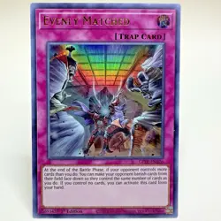 2x LOT Yugioh Evenly Matched GFTP-EN126 1st Edition Ultra Rare Holo - NM-MINT - Image 1
