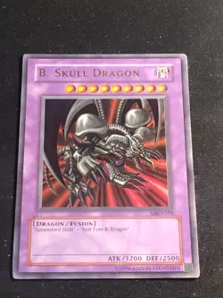 B. Skull Dragon MRD-018 Ultra Rare Vintage Yu-Gi-Oh Card Moderately Played MP - Image 3