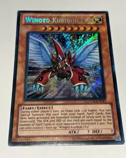 Winged Kuriboh LV9 LCGX-EN043 Secret Rare Yu-Gi-Oh Card Unlimited - NM - Image 1