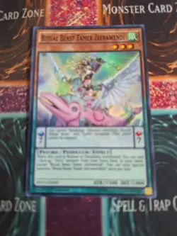 Yu-Gi-Oh! Ritual Beast Tamer Zefrawendi PEVO-EN049 Super Rare 1st Edition NM b2/ - Image 1