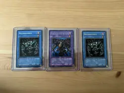 Thousand-Eyes Restrict Relinquished 3 Card Lot Yu Gi Oh Limited 1st Edition - Image 1