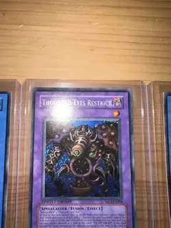 Thousand-Eyes Restrict Relinquished 3 Card Lot Yu Gi Oh Limited 1st Edition - Image 5
