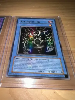 Thousand-Eyes Restrict Relinquished 3 Card Lot Yu Gi Oh Limited 1st Edition - Image 6