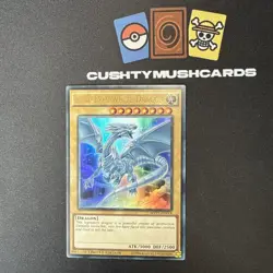 YUGIOH BLUE EYES WHITE DRAGON ULTRA RARE MVP1-ENSV4 LIMITED EDITION - Image 1