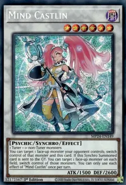 Yugioh! Mind Castlin - MP24-EN149 - Prismatic Secret Rare - 1st Edition Near Min - Image 1