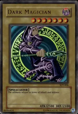 Dark Magician Unl Ed NA Print Creases Ultimate SDY-006  Yu-Gi-Oh! - Image 1