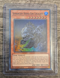 Yu-Gi-Oh! - Superancient Deepsea King Coelacanth (Maze of Memories) SUPER RARE - Image 3
