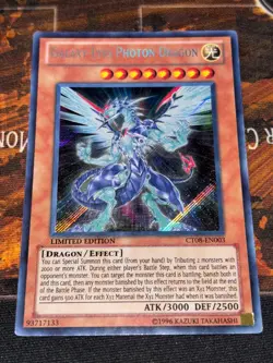 YUGIOH! Galaxy-Eyes Photon Dragon CT08-EN003 Secret Rare Limited Edition NM - Image 1