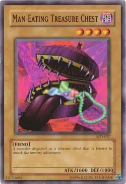 Yugioh! Man-Eating Treasure Chest - SDY-037 - Common - Unlimited Edition Near Mi - Image 1