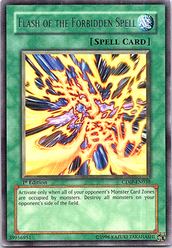 Flash Of The Forbidden Spell CDIP-EN038 Yu-Gi-Oh! Light Play 1st Edition - Image 2