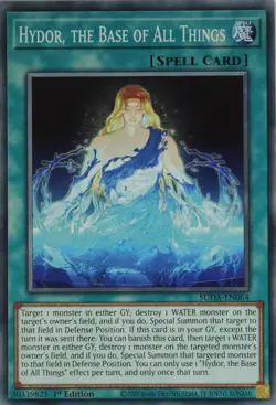 YuGiOh Hydor, the Base of All Things SUDA-EN064 Common 1st Edition - Image 2