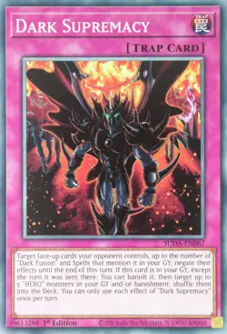 YuGiOh Dark Supremacy SUDA-EN067 Common 1st Edition - Image 2