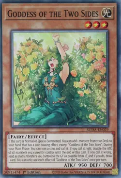 YuGiOh Goddess of the Two Sides SUDA-EN029 Common 1st Edition - Image 1