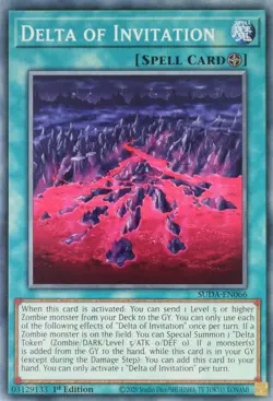 YuGiOh Delta of Invitation SUDA-EN066 Common 1st Edition - Image 2