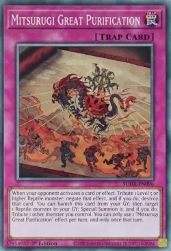 YuGiOh Mitsurugi Great Purification SUDA-EN096 Common 1st Edition - Image 2