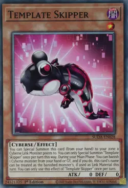 YuGiOh Template Skipper SUDA-EN028 Common 1st Edition - Image 2