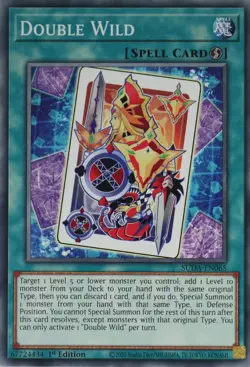 YuGiOh Double Wild SUDA-EN065 Common 1st Edition - Image 1